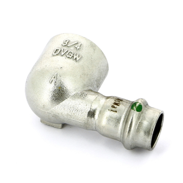 Угол пресс-В компактный нержавеющая сталь Sanpress Inox VIEGA 15х3/4