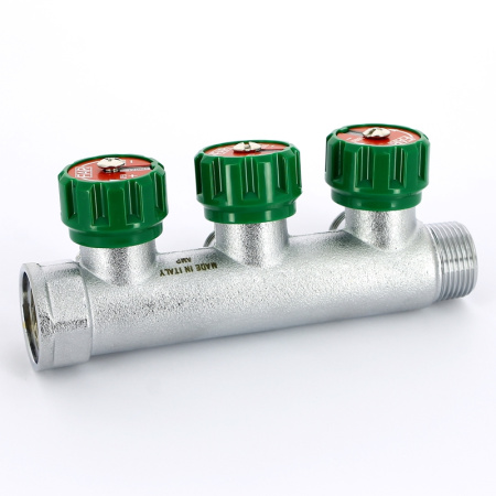 Коллектор НВ 3/4 FAR 3 выхода 1/2 Н 45 мм плоская прокладка