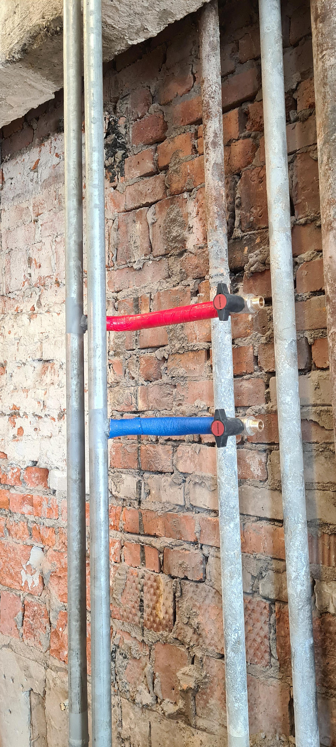 Замена стояков водоснабжения