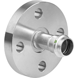 Переход фланец-пресс нержавеющая сталь Sanpress InoxVIEGA DN32x35