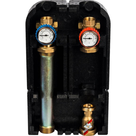 STOUT SDG-0001 Насосная группа с прямым контуром 1 без насоса в теплоизоляции