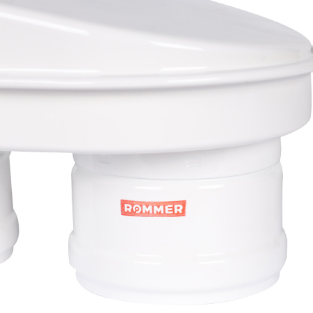 ROMMER RCA-8080-250002 Адаптер моноблочный универсальный для перехода на двухтрубную систему 80/80 (кроме Immergas и Navien Deluxe 75/100 стар.)