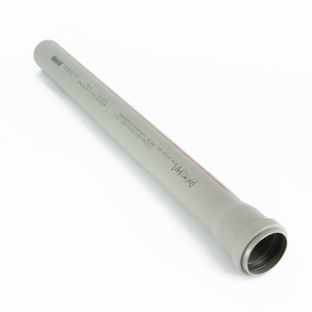 Труба Ostendorf 50 х 3000 мм канализационная с раструбом HT