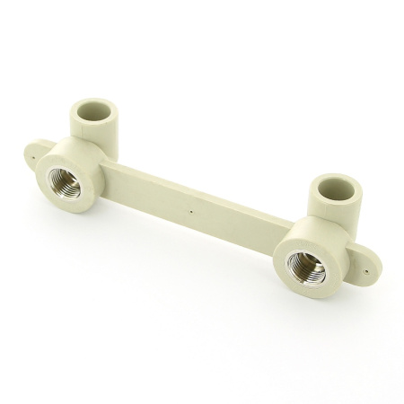 Водорозетка Heisskraft двойная В 20 х 1/2 под гипсокартон на планке