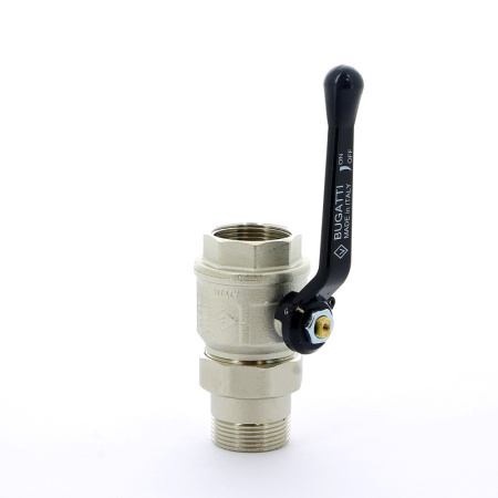 Кран шаровой Bugatti New Jersey НВ с разъемным соединением рычаг 11/4