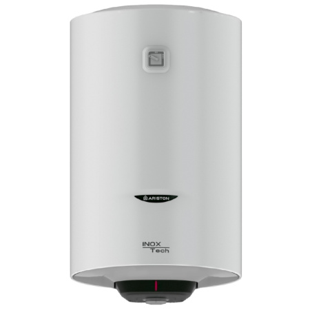 Водонагреватель электрический накопительный Ariston PRO1 R INOX ABS 50л круглый узкий нерж.сталь мех.упр-е