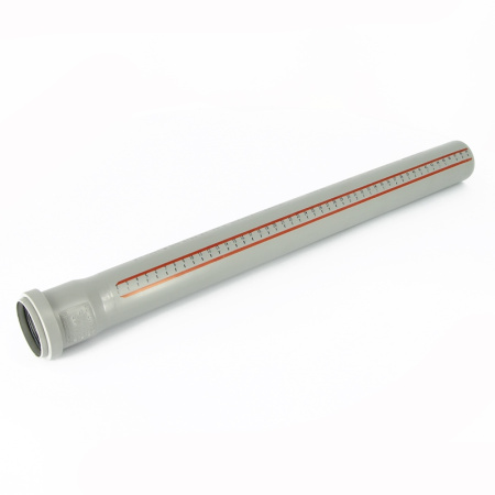 Труба Ostendorf 50 х 3000 мм канализационная с раструбом HT