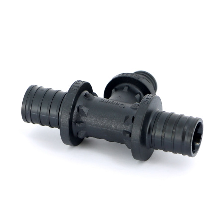 Тройник редукционный надвижной пластиковый REHAU 25x20x25