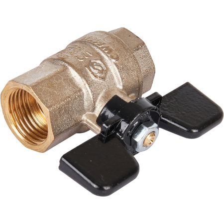 STOUT  Кран шаровой полнопроходной, ВР/ВР, ручка бабочка 1/2