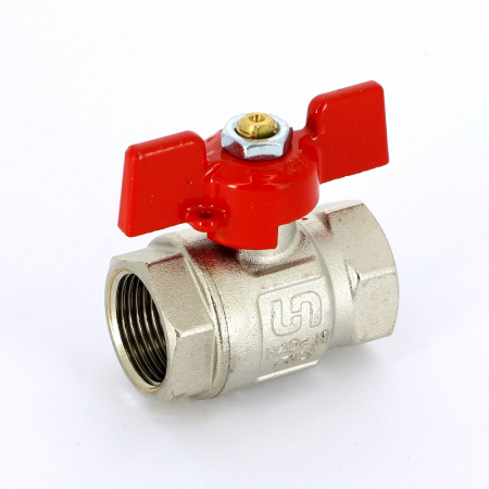 Кран шаровой ВВ 3/4 UNI-FITT полнопроходной бабочка ETALON