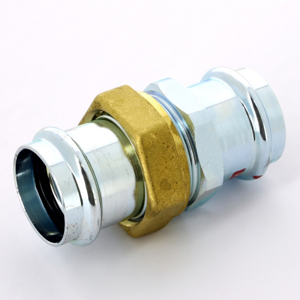 Муфта разъёмная пресс плоская прокладка оцинкованная сталь Prestabo VIEGA 42