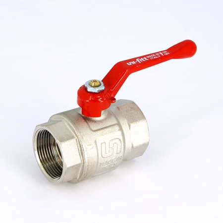 Кран шаровой ВВ полнопроходной рычаг Uni-Fitt 11/4