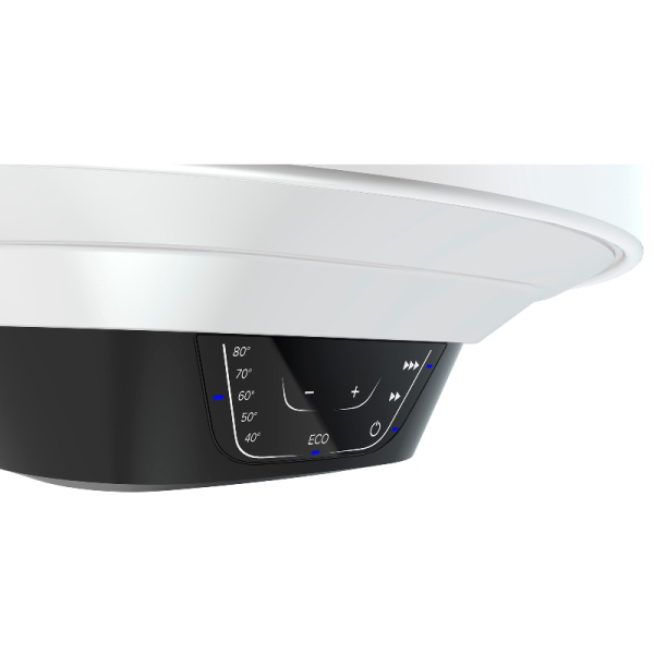 Водонагреватель электрический накопительный Ariston BLU1 ECO ABS PW 30л круглый узкий эмаль эл.упр-е