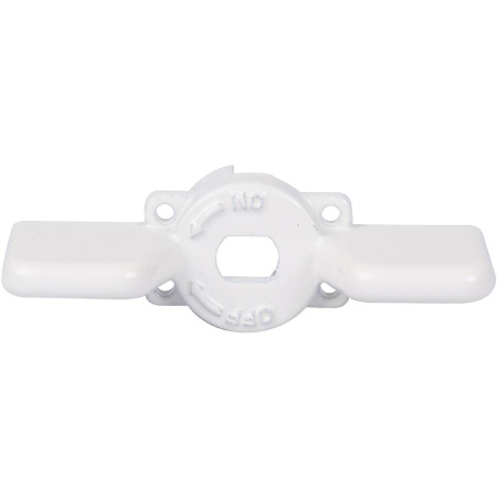 STOUT  Ручка-бабочка для шарового крана STOUT 1/2-3/4 (Белая)