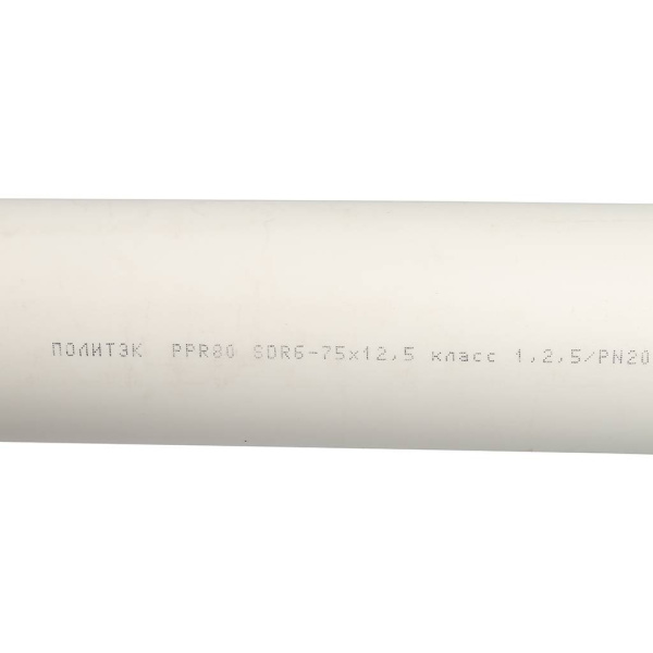 Политэк d=75x12,5 (PN 20) Труба полипропиленовая (Длина: 4 м) 9002075125