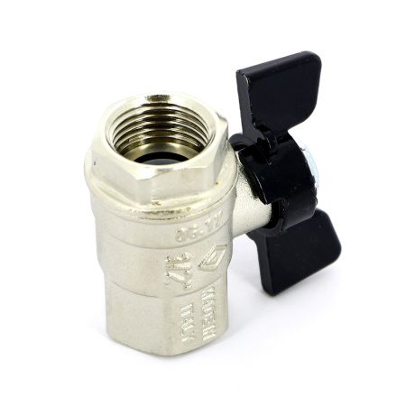 Кран шаровой Bugatti New Jersey ВВ бабочка 1/2