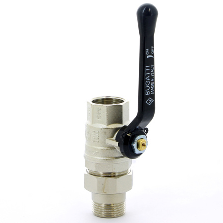 Кран шаровой Oregon Bugatti НВ с разъемным соединением рычаг 1