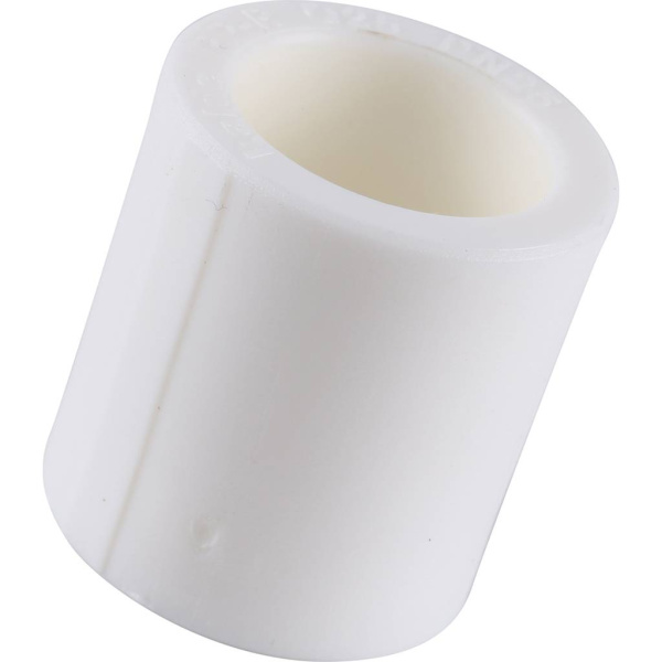 Kalde  d=25 Муфта для полипропиленовых труб под сварку (цвет белый)