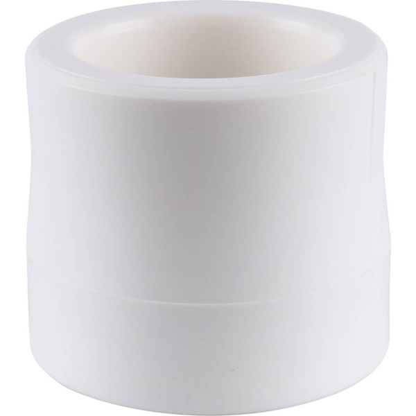 Kalde  90x63 Муфта переходная для полипропиленовых труб под сварку (цвет белый)