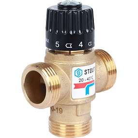 STOUT  Термостатический смесительный клапан для систем отопления и ГВС. G 1” M SVM-0120-164325