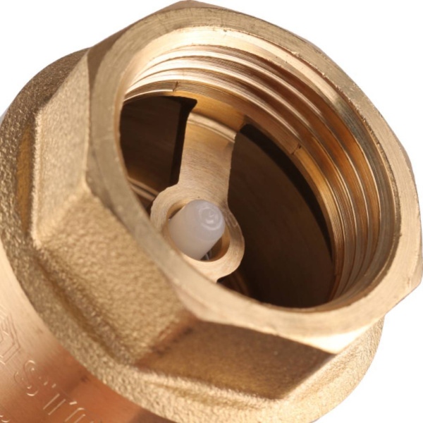 STOUT  1 Клапан обратный пружинный муфтовый с пластиковым седлом