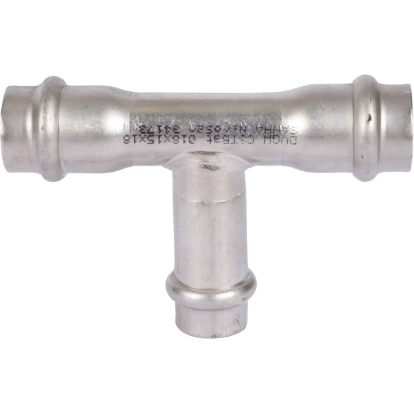 Sanha  9130 пресс-фит. нерж.сталь, тройник ВПр, 18x15x18