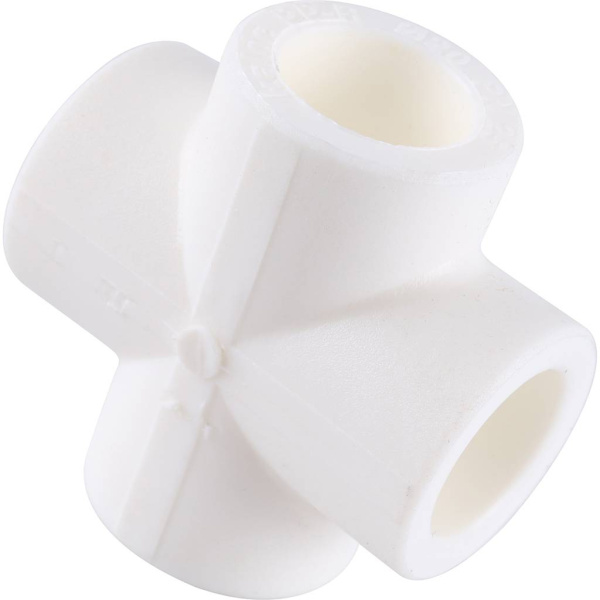 Kalde  d=20 Крестовина для полипропиленовых труб под сварку (цвет белый)