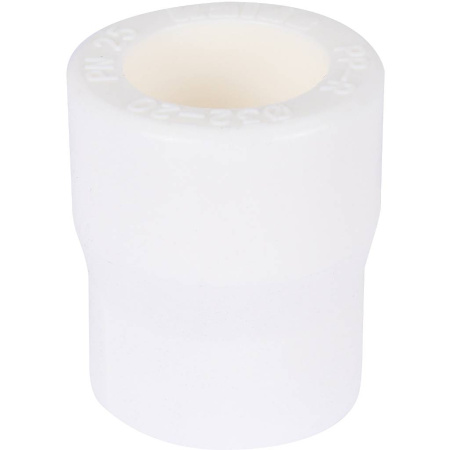 Kalde  32х20 Муфта переходная для полипропиленовых труб под сварку (цвет белый)