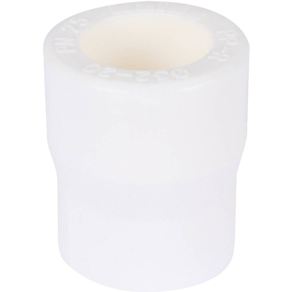 Kalde  32х20 Муфта переходная для полипропиленовых труб под сварку (цвет белый)