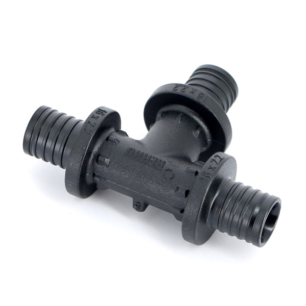 Тройник надвижной пластиковый REHAU 16