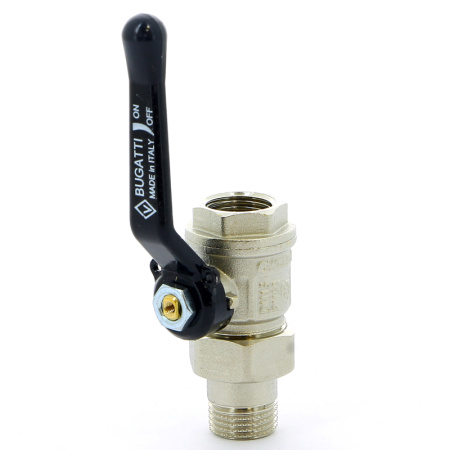 Кран шаровой Bugatti New Jersey НВ с разъемным соединением рычаг 1/2