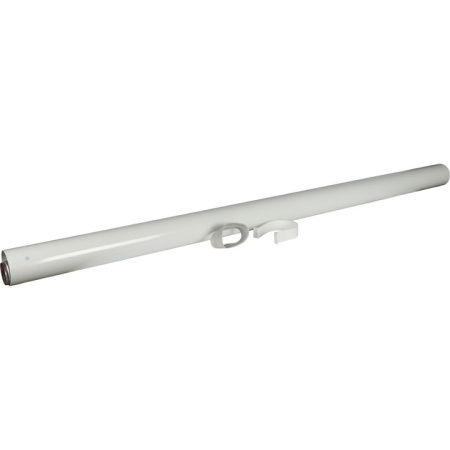 Труба Stout D60/100 труба коаксиальная 2000 мм п/м, уплотнения и хомут в комплекте