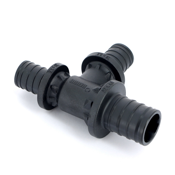 Тройник редукционный надвижной пластиковый REHAU 32x25x25