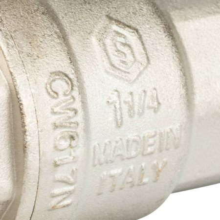 STOUT Кран шаровой полнопроходной, ВР/НР, ручка бабочка 1 1/4, американка