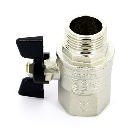 Кран шаровой Bugatti New Jersey НВ бабочка 1