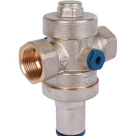 STOUT  Редуктор давления PN25 вн/вн 3/4 с выходом под манометр