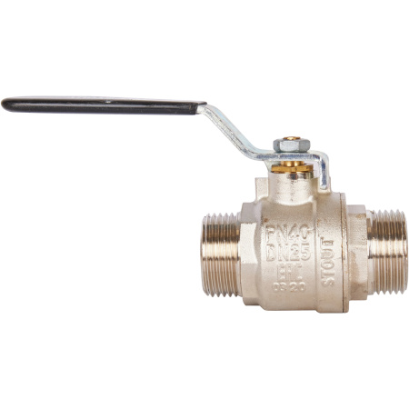 STOUT  Кран шаровой полнопроходной, НР/НР, ручка рычаг 1